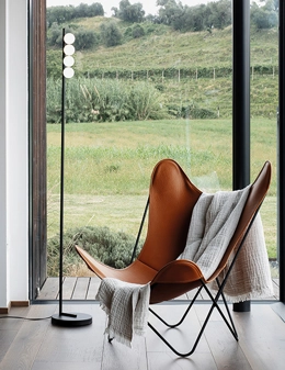 Ping pong lampada da terra moderna